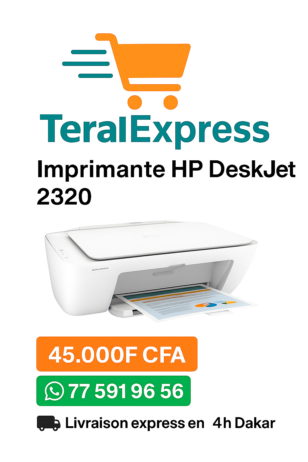 Imprimante multifonction HP DeskJet 2320