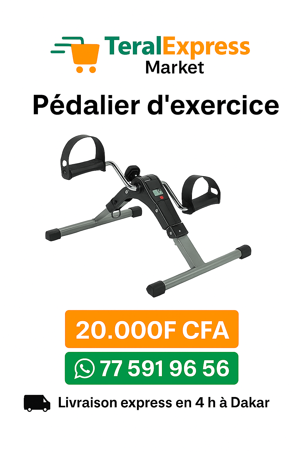 Pédalier d'exercice