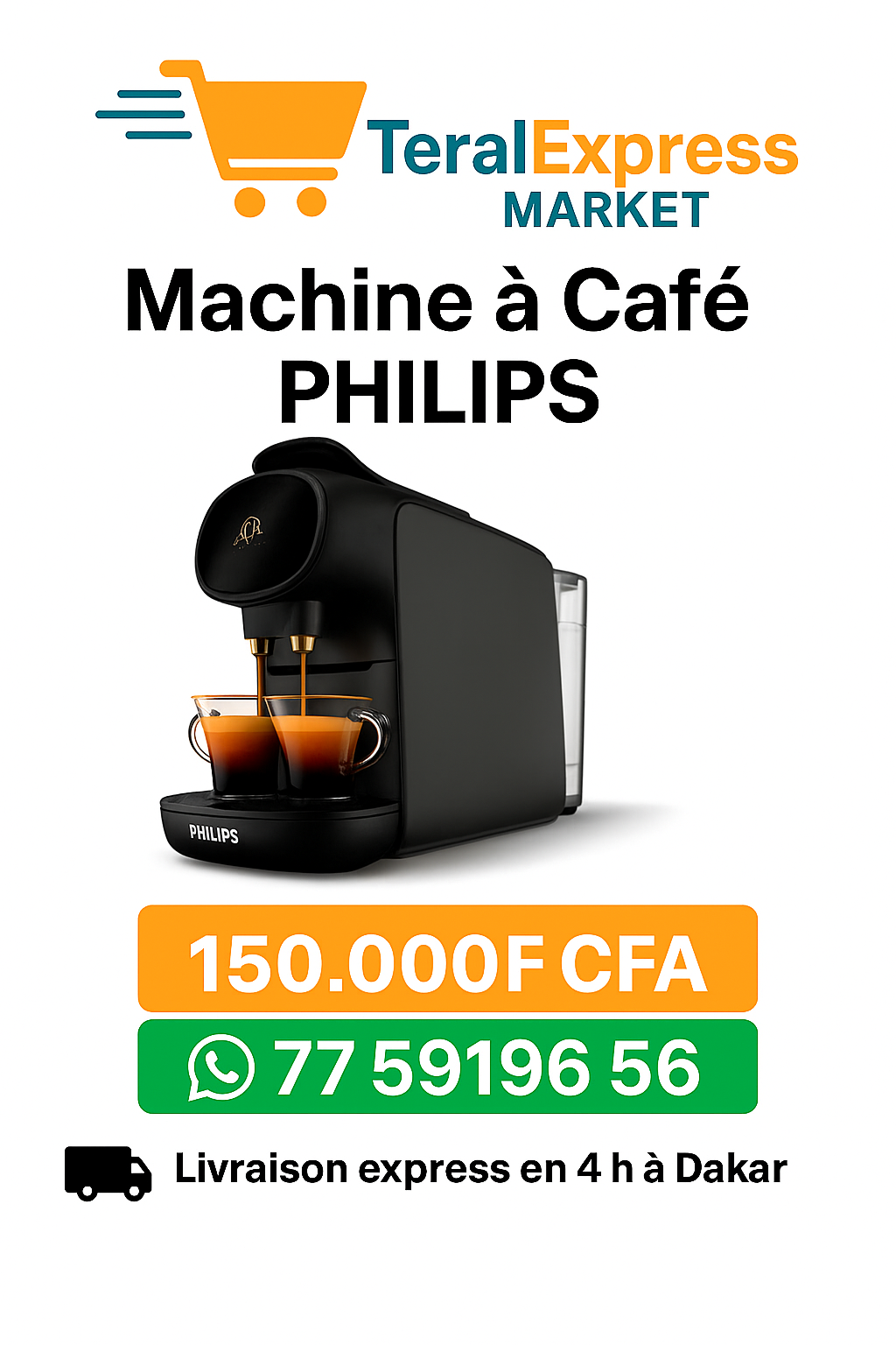 Machine à Café PHILIPS – Qualité Barista à la Maison