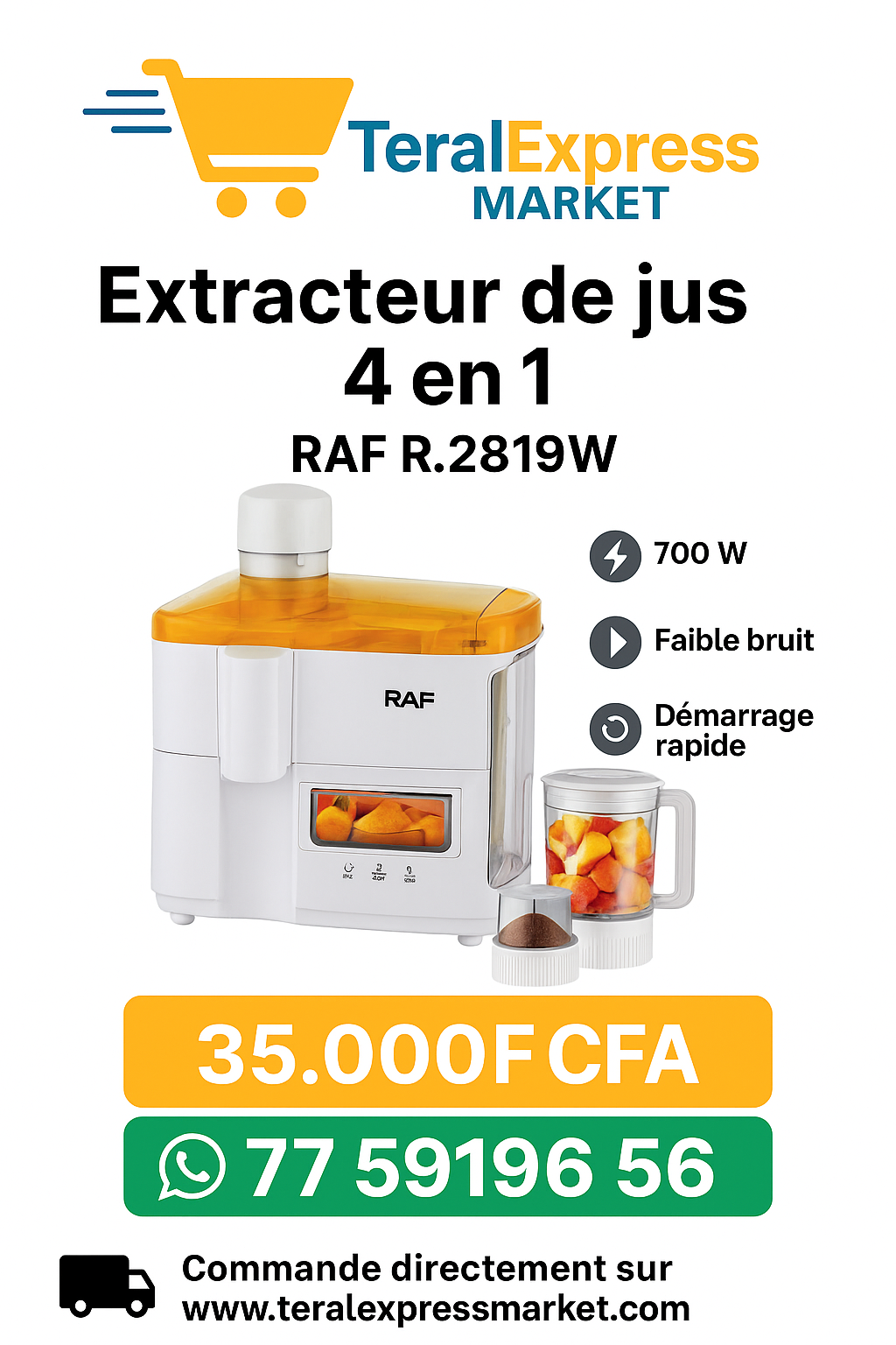 Extracteur de Jus 4 en 1 – RAF