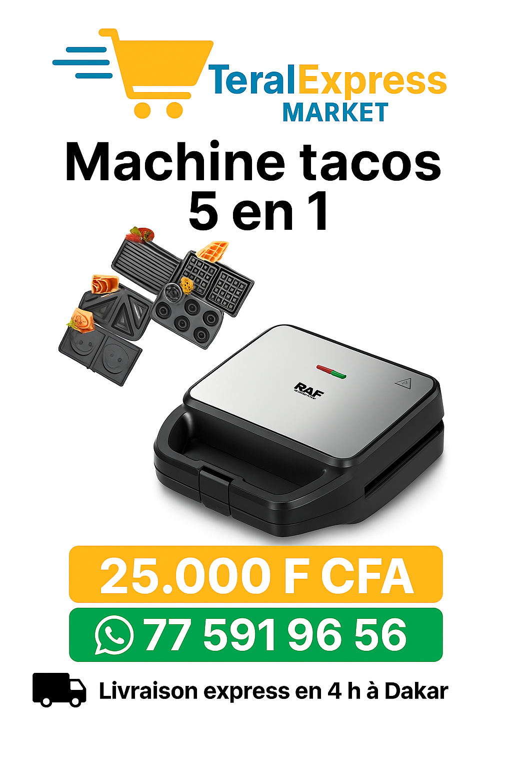 Machine Tacos 5 en 1