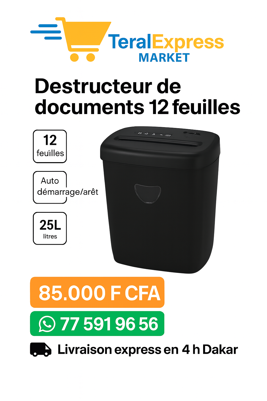Destructeur de documents